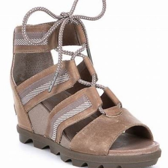 Sorel Shoes - Sorel Joanie II Wedge Lace-up Sandal Size 8